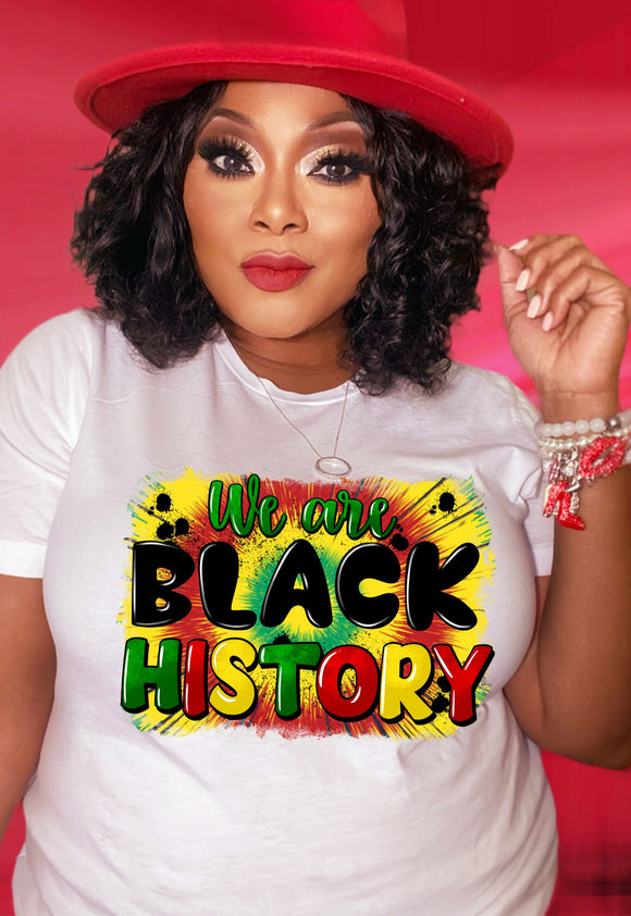 RTS We Are Black History (Black T-Shirt)