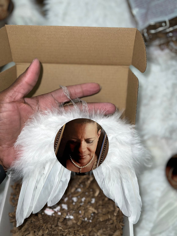 Custom Angel Wings Ornament