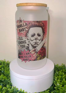 Loving On Me - Michael Myers Valentine’s Glass Tumbler