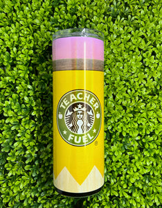 RTS Teacher Fuel Starbucks Theme (Glitter)