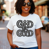 God Is Good (Faux Rhinestone Design)