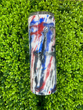 RTS Red/White/Blue Marble Tumbler