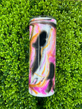 RTS Pink/Black/Gold Marble Tumbler