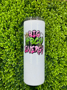 RTS Big HBCU Energy (AKA Theme) Glitter Tumbler - 20oz