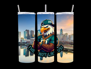 Philadelphia Eagles They Not Like Us Tumbler (City Background)