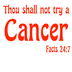 Sweatshirt or Hoodie: Thou Shall Not Try A Cancer Red Puff