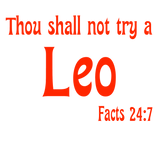 Sweatshirt or Hoodie: Thou Shall Not Try A Leo Red Puff