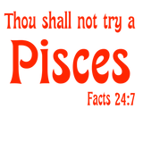 Sweatshirt or Hoodie: Thou Shall Not Try A Pisces Red Puff