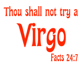 Sweatshirt or Hoodie: Thou Shall Not Try A Virgo Red Puff