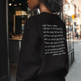 Sweatshirt or Hoodie: Dear Black Woman Letter