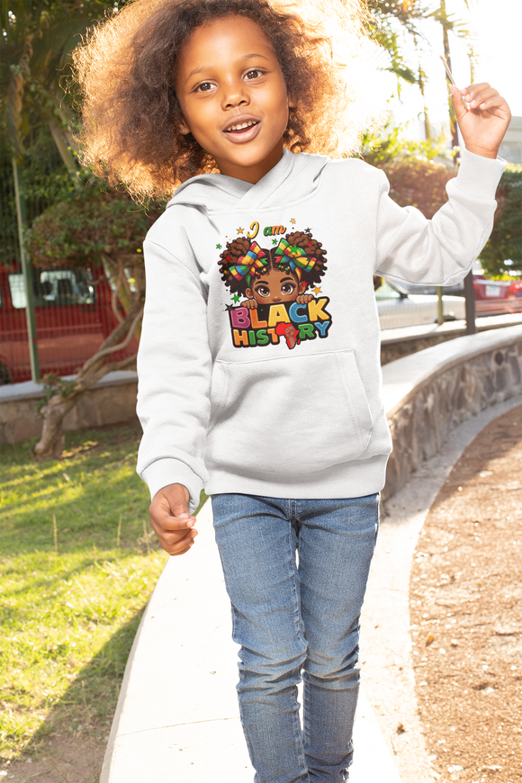 Sweatshirt or Hoodie: I Am Black History (Youth)